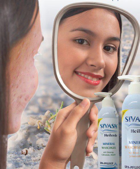 Sivash-Heilerde ist effektiv gegen Akne, Pickel und unreine Haut