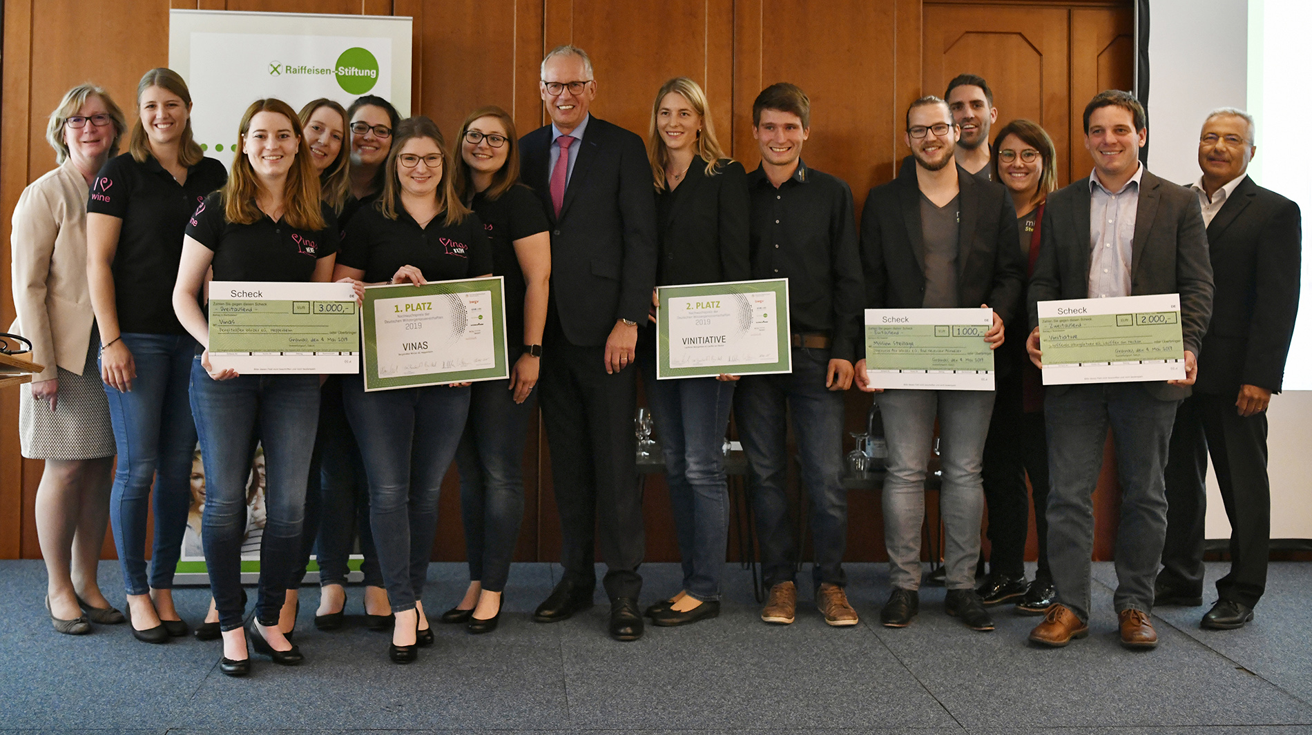 Erster Nachwuchspreis der deutschen Winzergenossenschaften vergeben