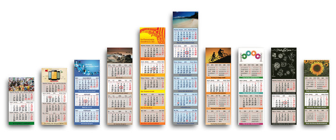 Werbefläche – Werbekalender als dekorativer Wandschmuck