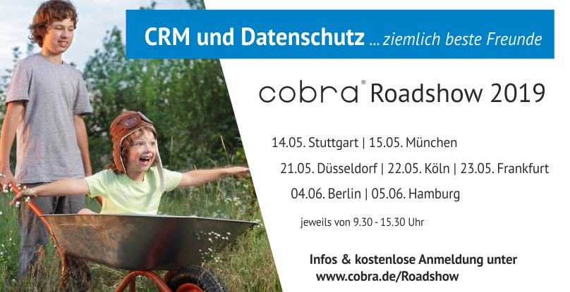 cobra Roadshow „CRM und Datenschutz“