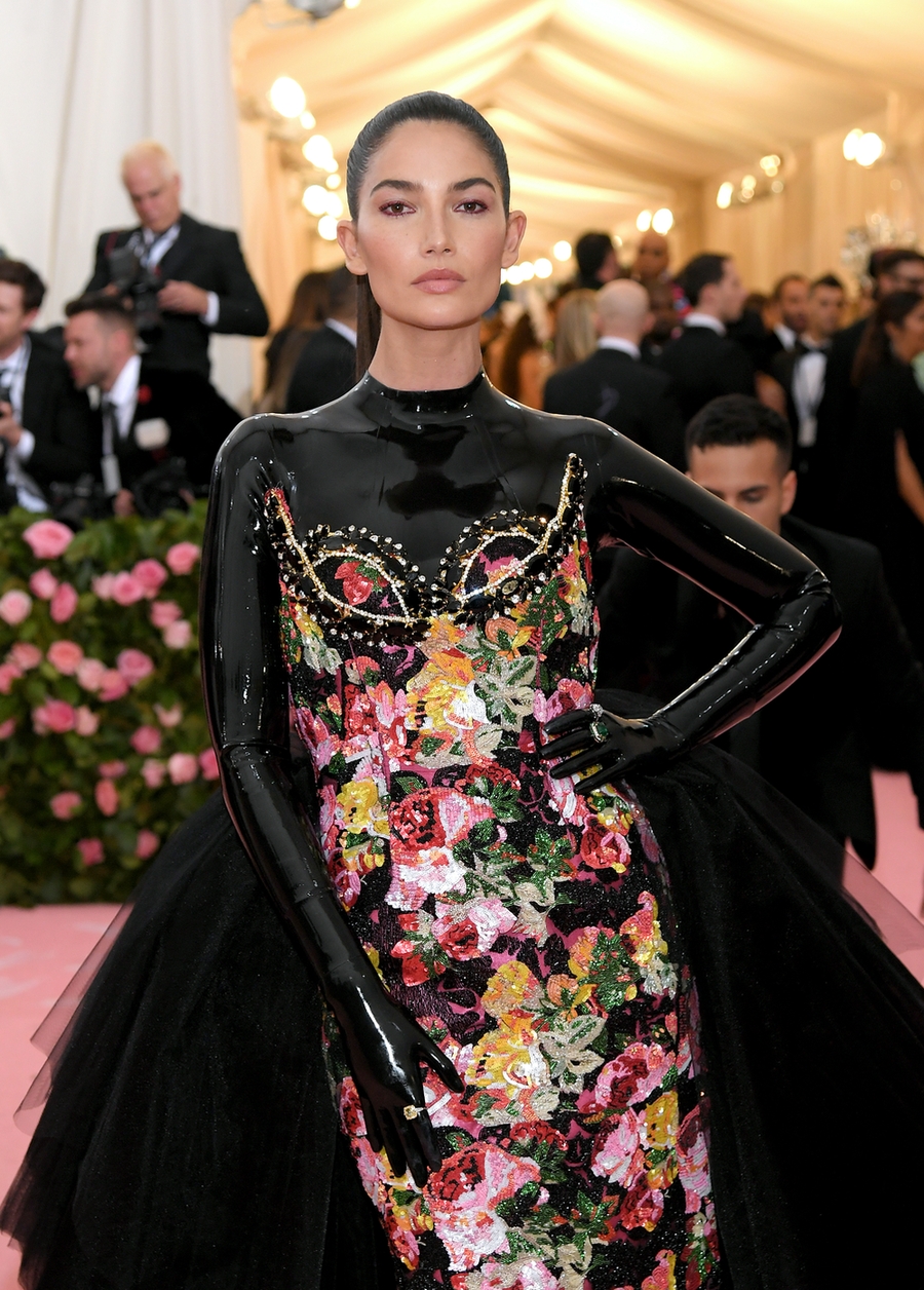 Lily Aldridge at the 2019 Met Gala