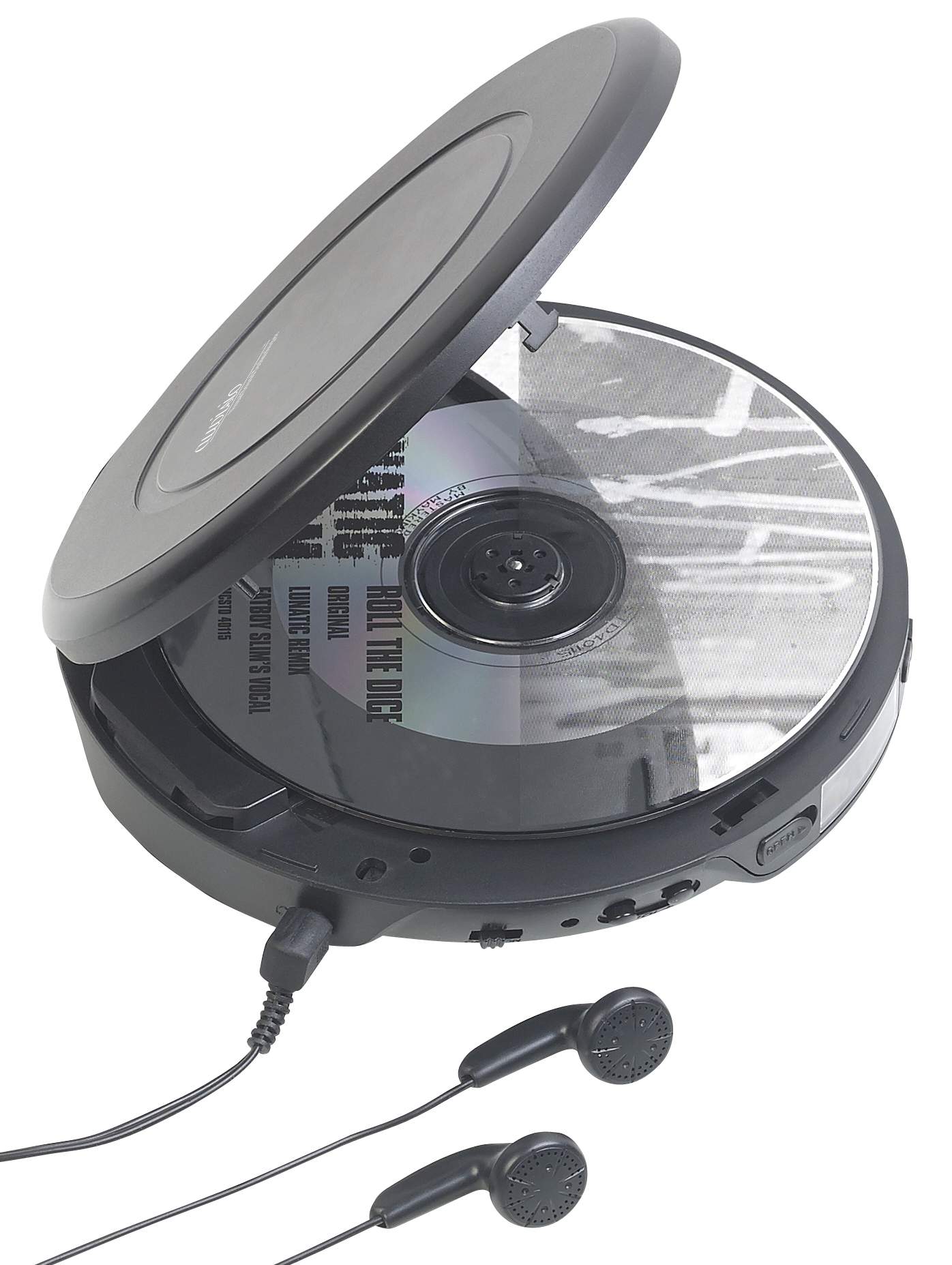auvisio Tragbarer CD-Player mit Ohrhörern, Bluetooth