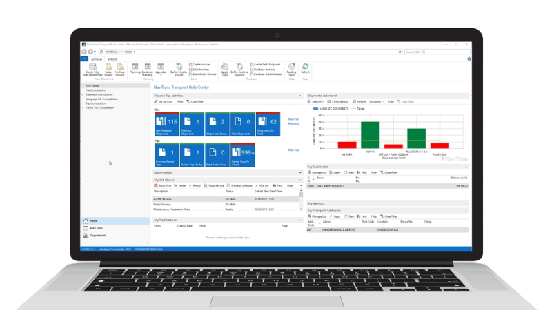 transport logistic 2019 (Halle A3, Stand 119): NaviTrans-Gruppe setzt auf Microsoft Dynamics 365 Business Central