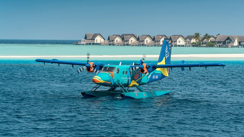 Four Seasons Resort Maldives at Landaa Giraavaru geht mit eigenem Wasserflugzeug in die Luft