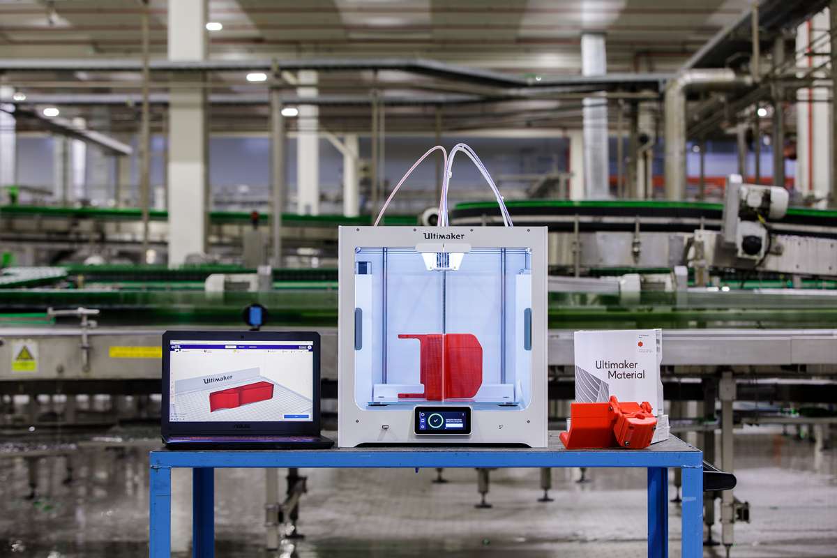 Heineken Spanien fertigt mit Ultimaker 3D-Druckern Funktionsteile und Tools vor Ort