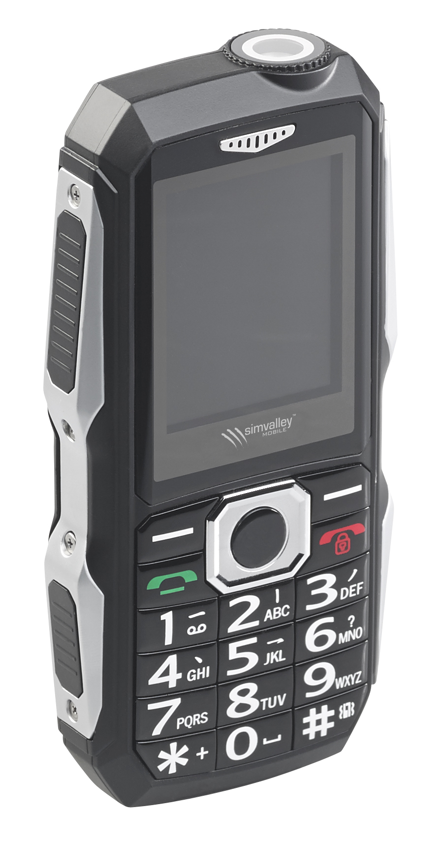 simvalley MOBILE Stoßfestes Outdoor-Handy XT-300 Dual-SIM