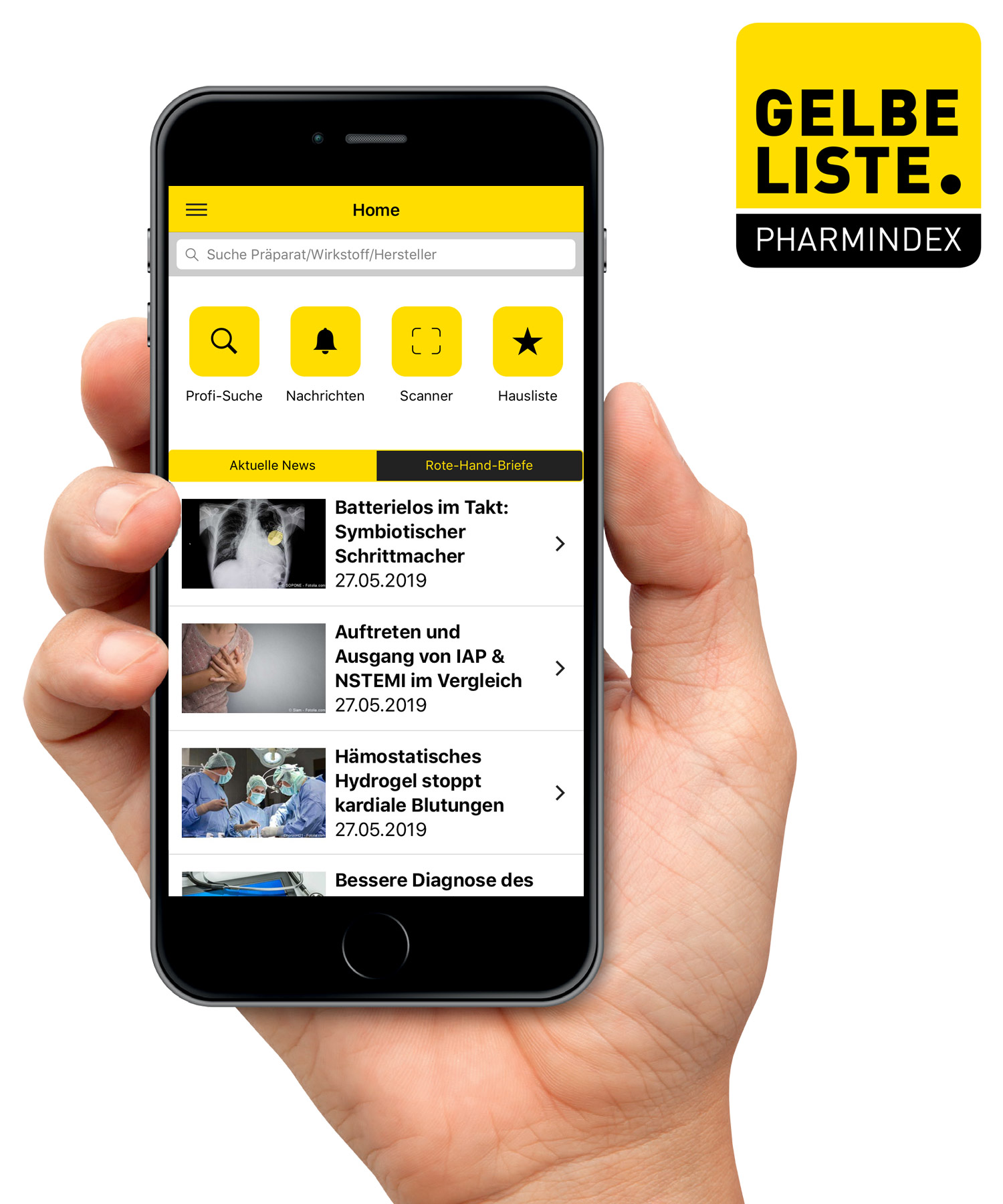 Gelbe Liste Pharmindex App neu