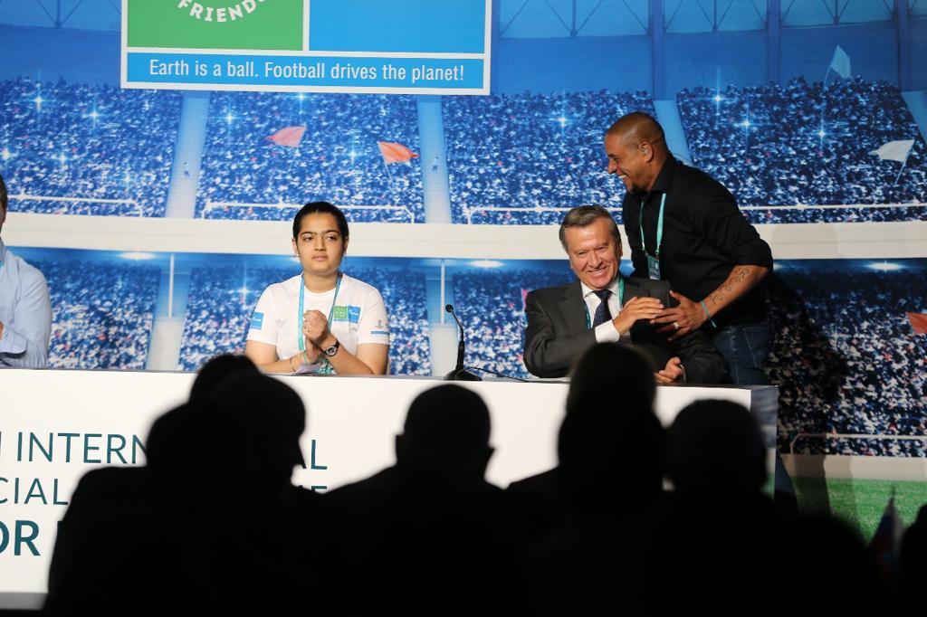 2019 International Football for Friendship Forum in Madrid united experts of children“s football from different countries