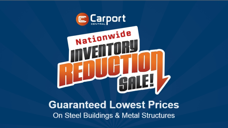 Carport Central Launches Metal Building Sale