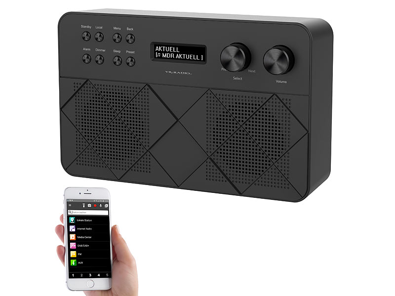 VR-Radio Mobiles Stereo-Internetradio IRS-230