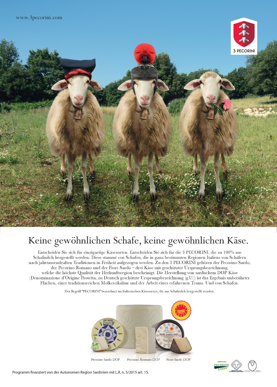 3 Peccorini – Italienische Schafkäse erobern deutsche Theken