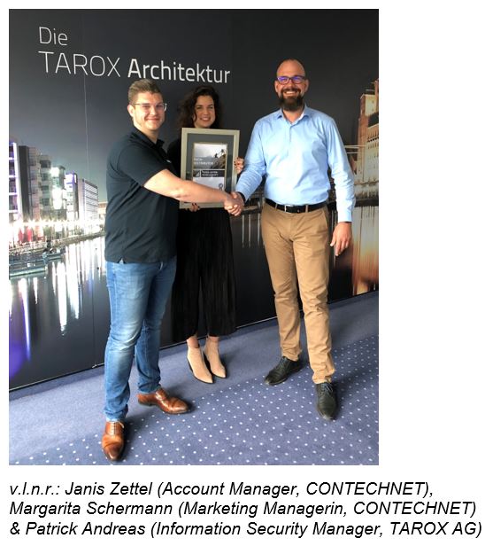 TAROX AG wird Fachdistributor für die CONTECHNET Suite