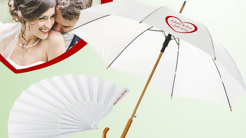 Fächer sorgen für die kühle Brise auf der heißen Sommerparty