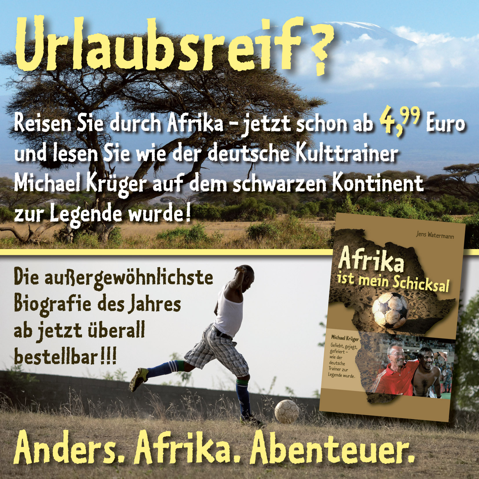 „Afrika ist mein Schicksal“ – Sensationsgeschichte ab jetzt überall verfügbar!