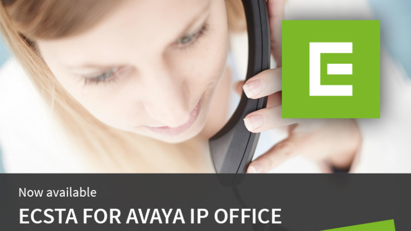 New: ECSTA middleware from estos for the Avaya IP Office series