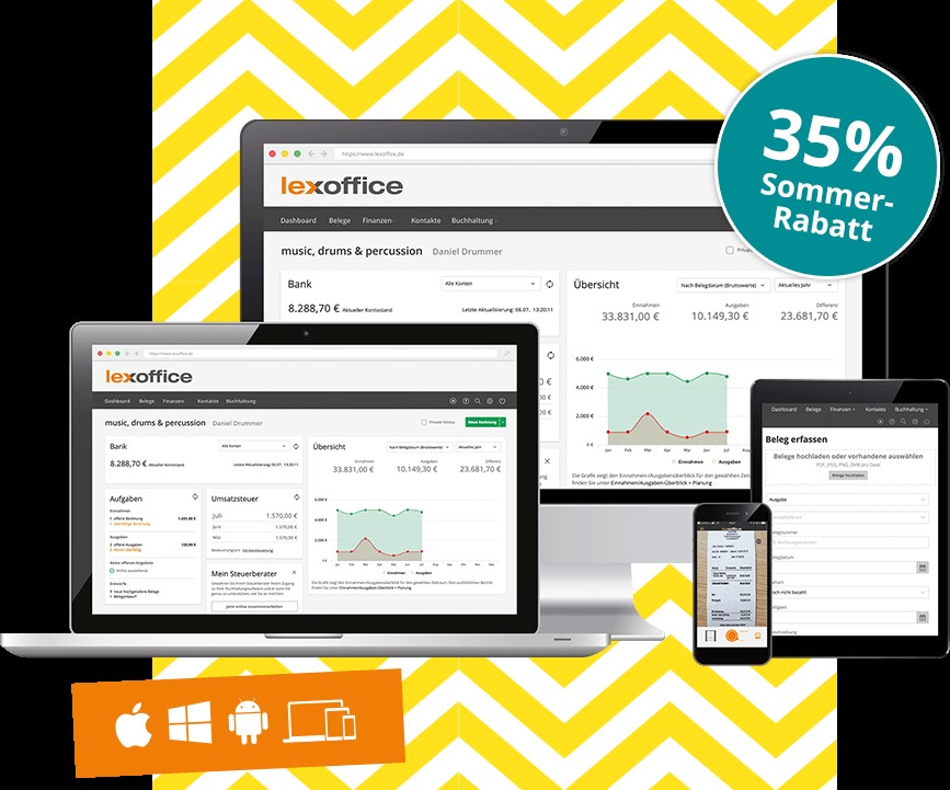PM | Buchhaltungsfrei mit lexoffice: Mehr vom Sommer dank neuer Features