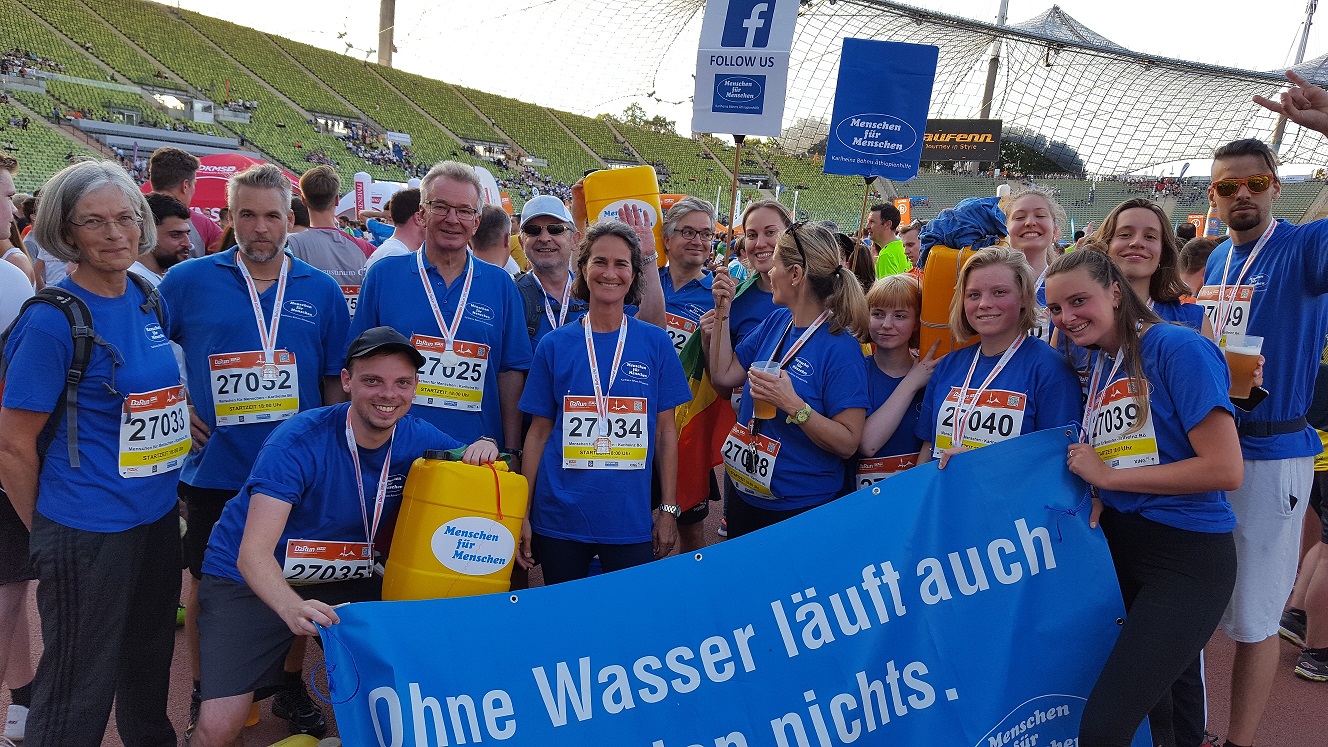 Die Stiftung Menschen für Menschen beim B2Run München
