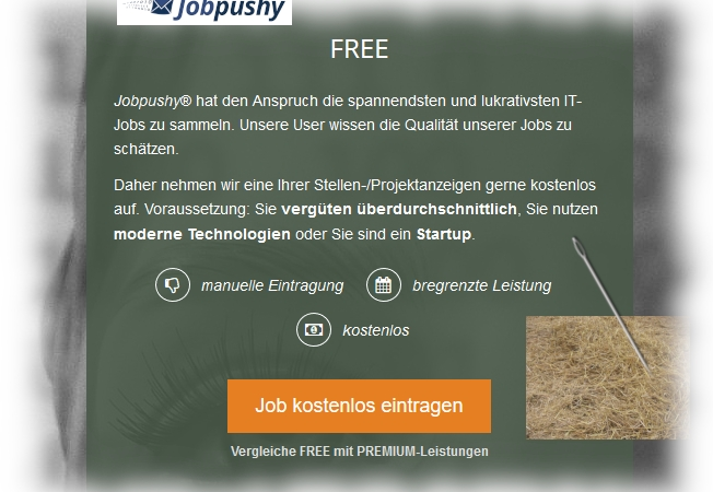 Die besten IT-Jobs — Gratis, aber nicht umsonst mit Jobpushy