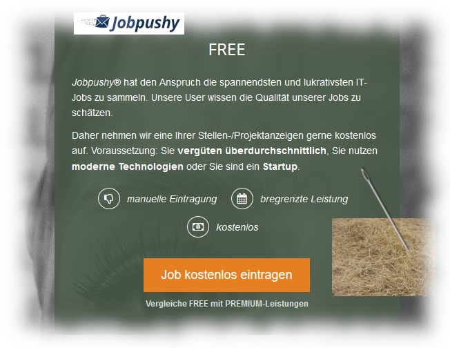 Die besten IT-Jobs — Gratis, aber nicht umsonst mit Jobpushy