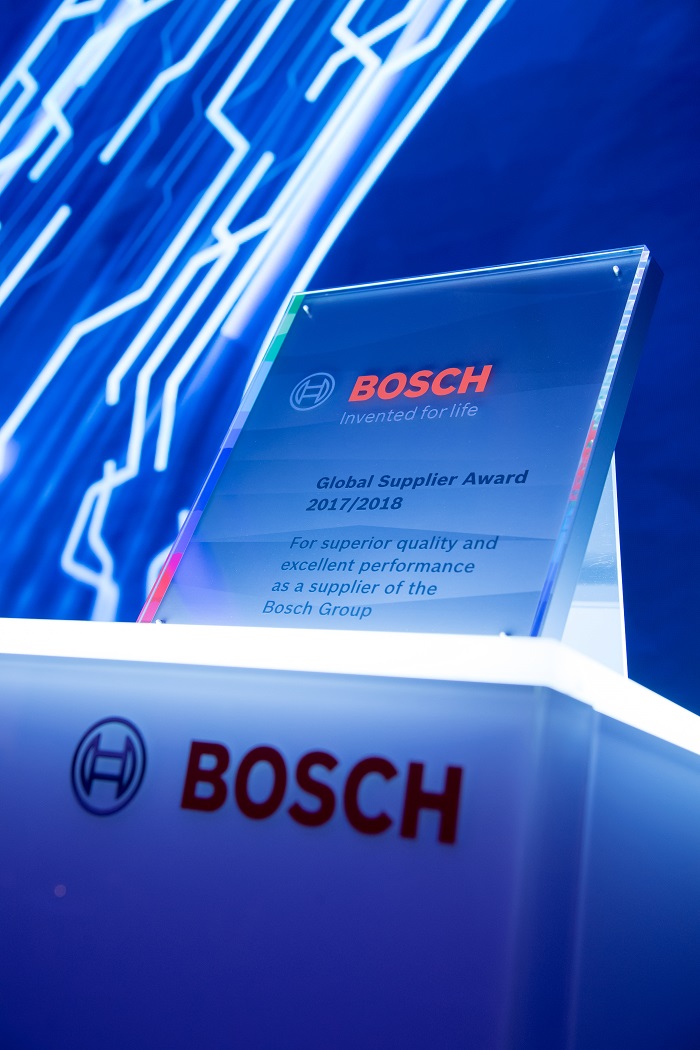 GRONBACH WASSERBURG ERHÄLT BOSCH GLOBAL SUPPLIER AWARD