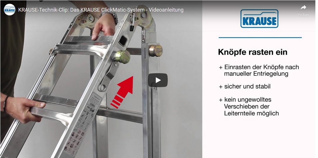 Das KRAUSE ClickMatic-System