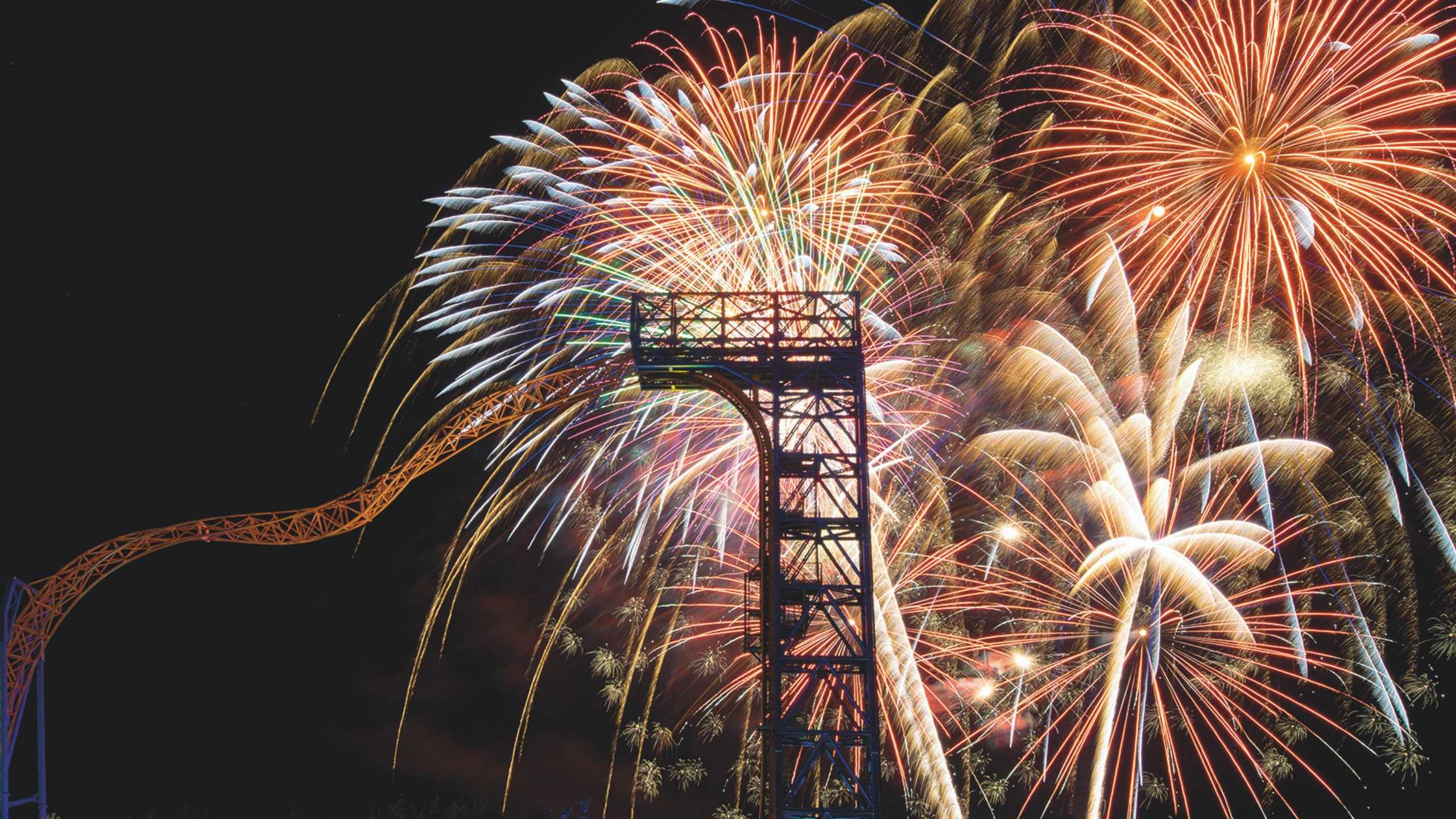 Nachts im Skyline Park – Bayerns größtem Freizeitpark