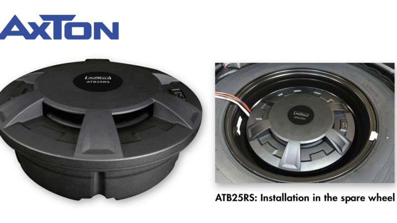 Subwoofer for Spare Wheels: the ATB25RS from AXTON