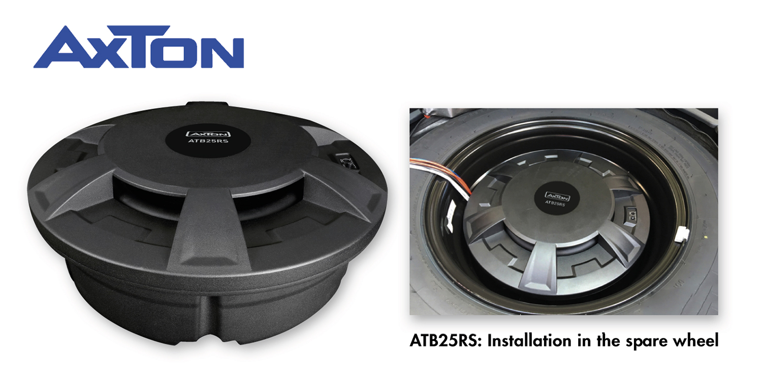Subwoofer for Spare Wheels: the ATB25RS from AXTON