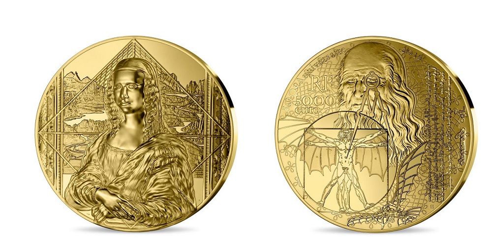 Mona Lisa aus 1 Kilogramm Gold