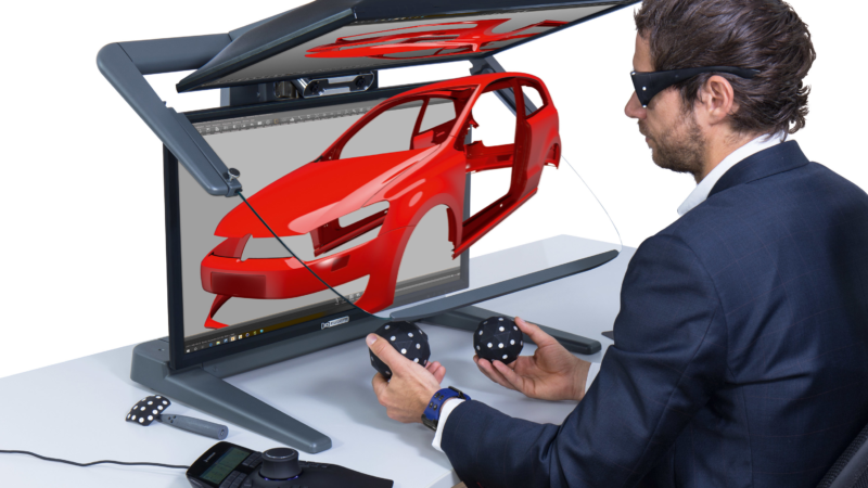 The VR PluraView monitor from Schneider Digital Revolutionizes Working in „3D-CAD“