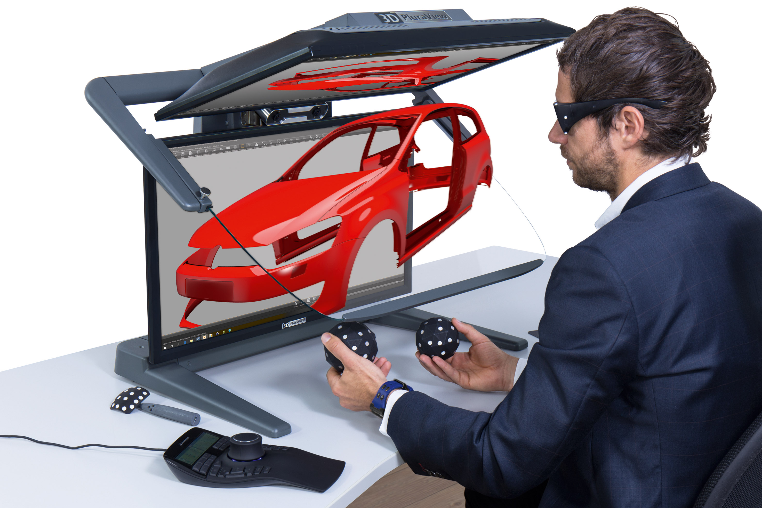 Der VR PluraView Monitor von Schneider Digital revolutioniert das Arbeiten in „3D-CAD“