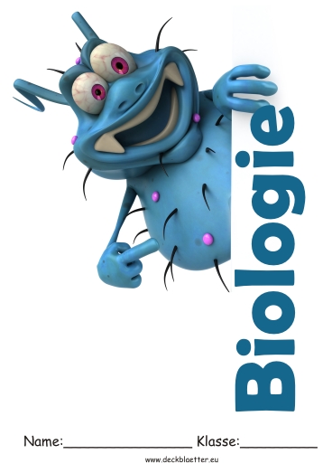 Biologie Deckblatt für die Schule