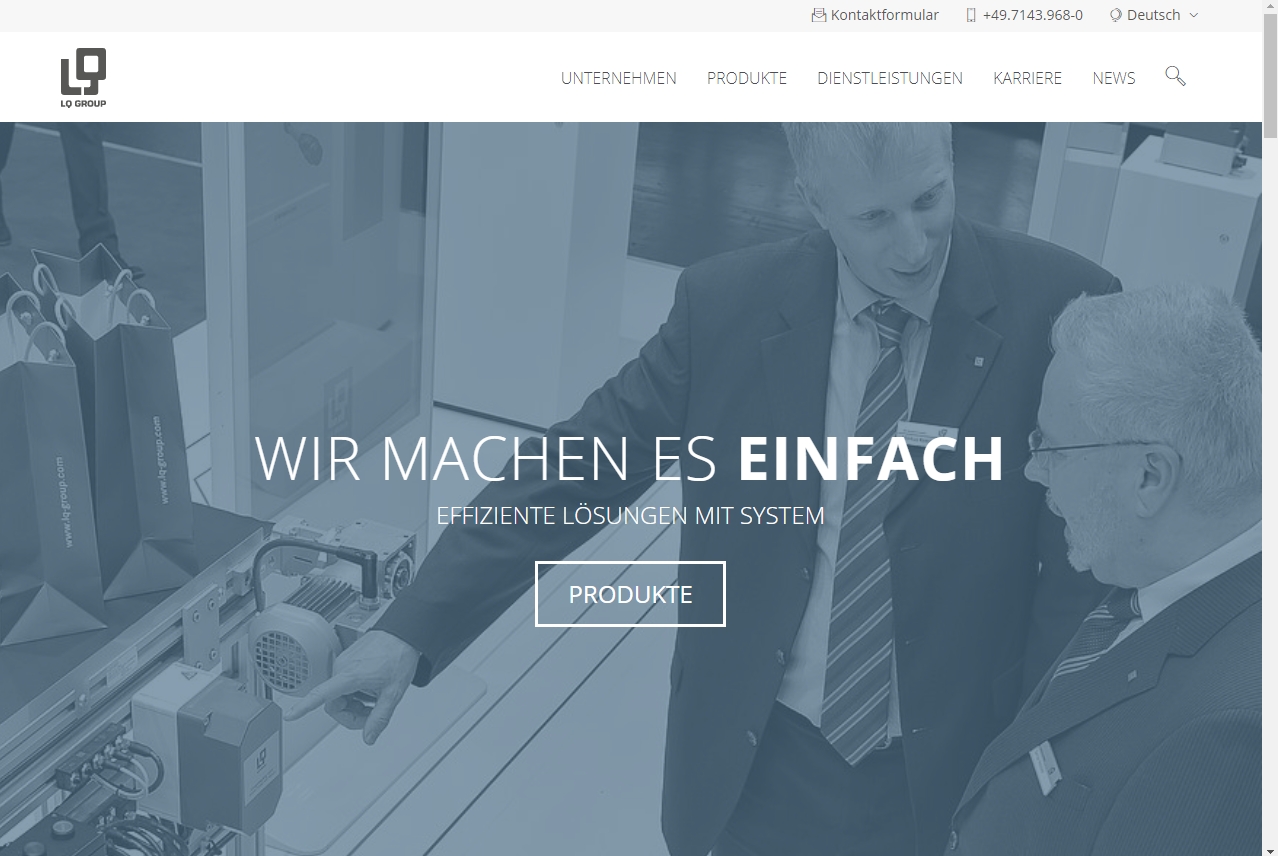 LQ Group mit neuem Webauftritt