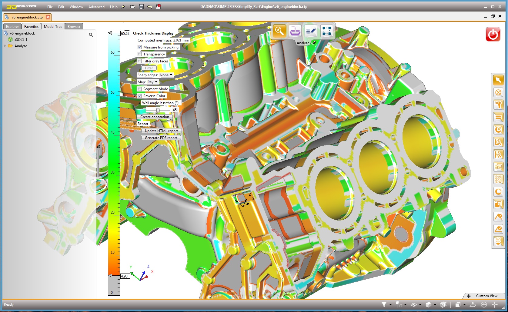 Innovative Software für mobile Analyse: 3D/2D CAD Viewer „to go“