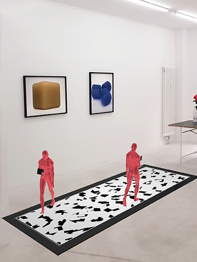 Augmented Reality dank FOTOBODEN™:  Künstlerduo Banz & Bowinkel zeigt „Cylinder & Bots“