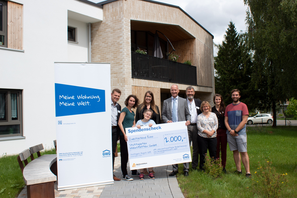 GWG-Gruppe spendet 2.000 Euro an Wohnstätten der Lebenshilfe