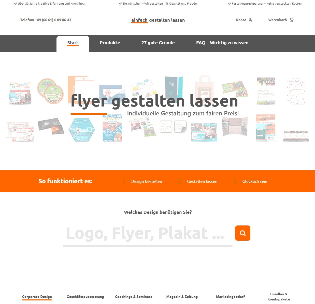 Flyer einfach gestalten lassen