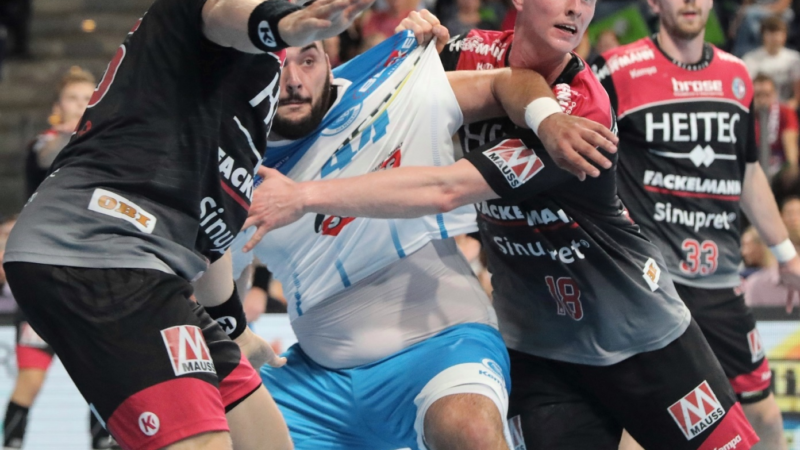 Der HC Erlangen feiert Heimsieg gegen Stuttgart