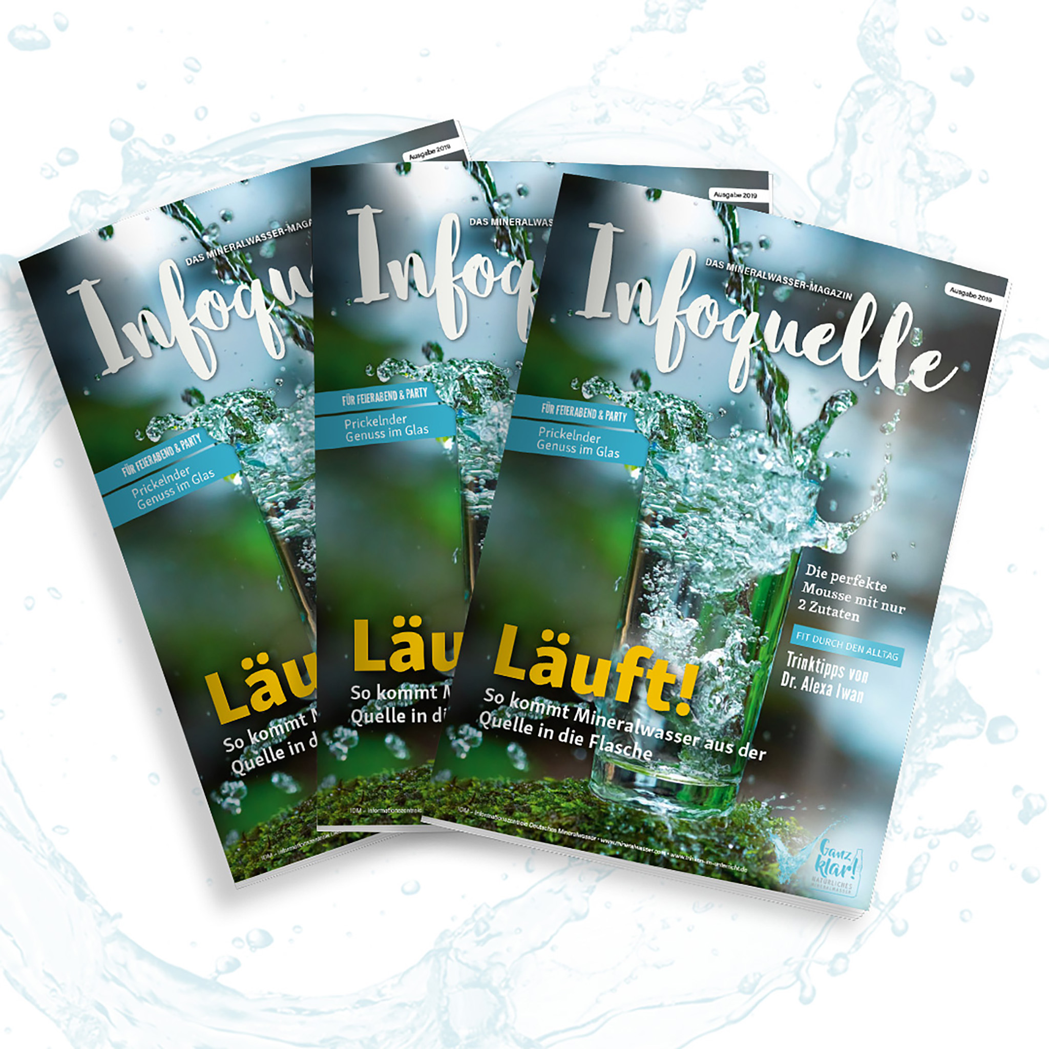Neues Mineralwasser-Magazin „Infoquelle“ bietet viele spannende Informationen