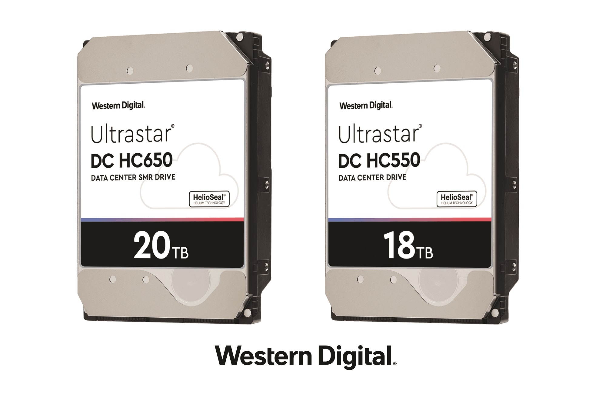 Basierend auf seiner Vorreiterrolle im Bereich Rechenzentren kündigt Western Digital neue 18TB-CMR- und 20TB-SMR-Festplatten an