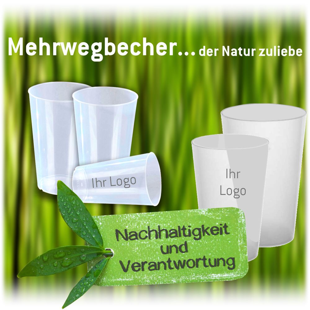 Mehrweg-Trinkbecher – neu beim Trinkflaschenexpress