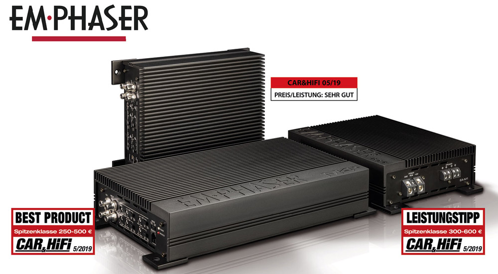 Top-class performance: EMPHASER monolith amps score high marks in test