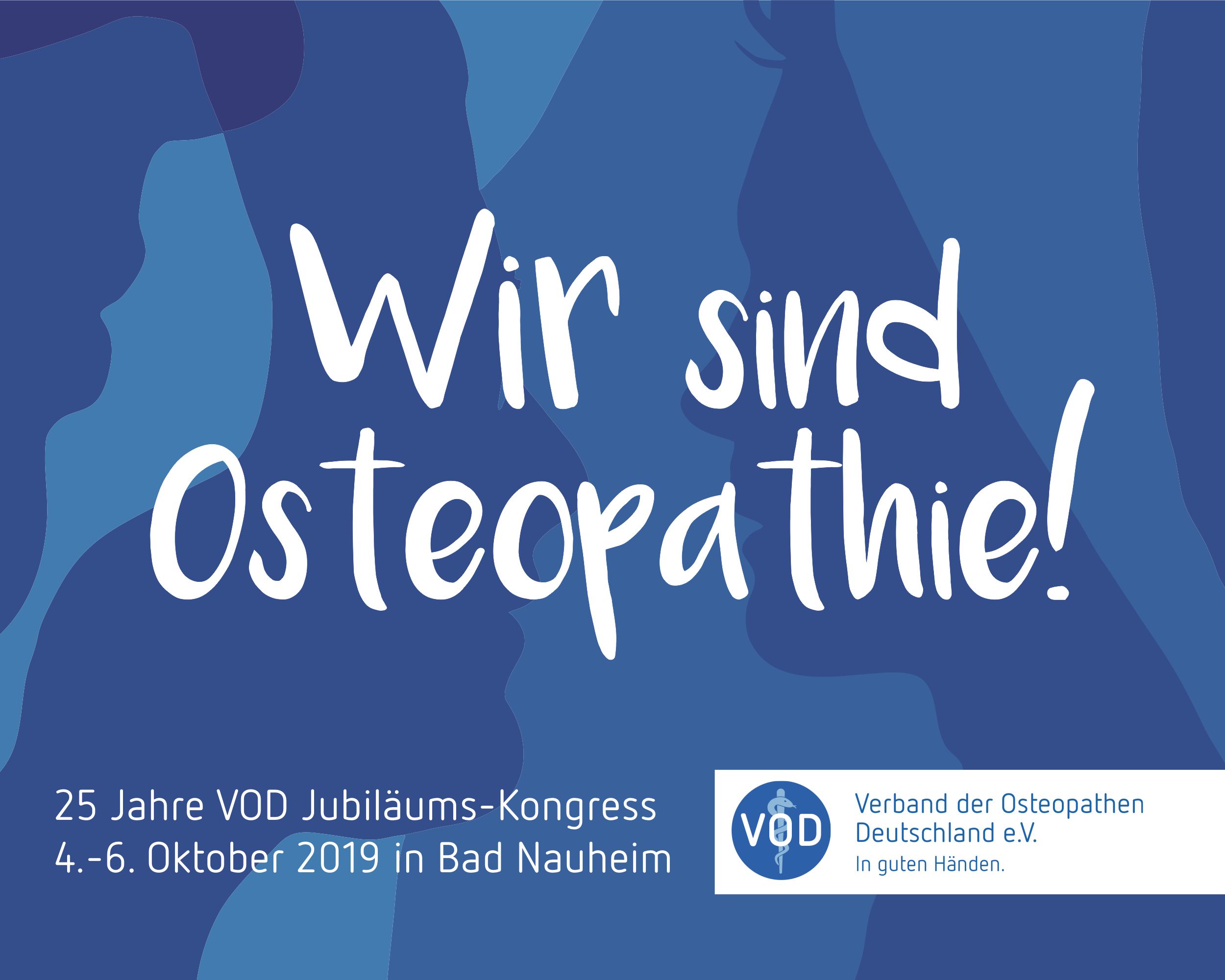 Osteopathie-Welt zu Gast in Bad Nauheim / 25 Jahre Verband der Osteopathen Deutschland (VOD) e.V.:  Internationaler Osteopathie-Kongress vom 4.-6. Oktober 2019