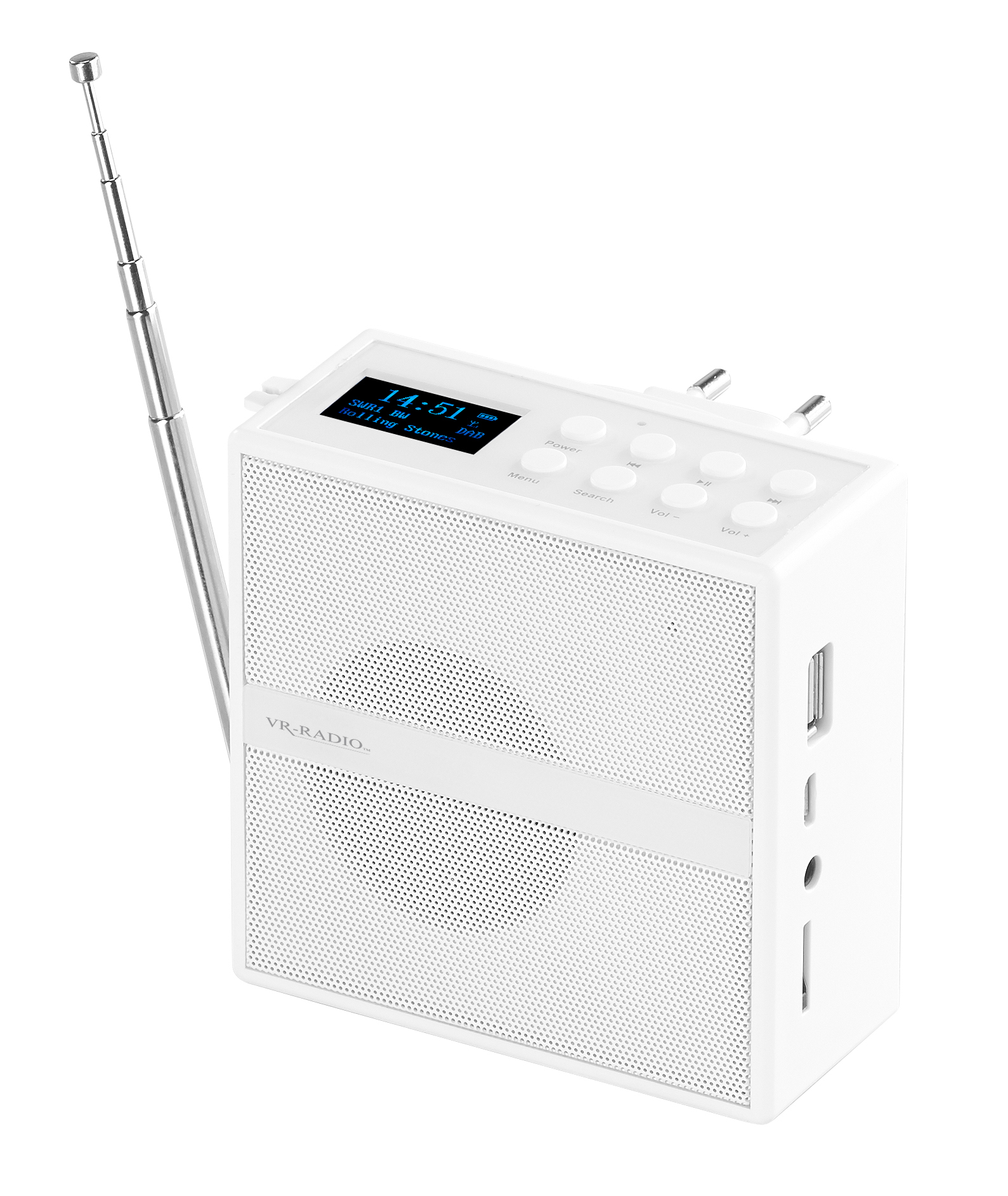 VR-Radio Steckdosenradio MPS-800.bt mit DAB+/FM, BT, USB
