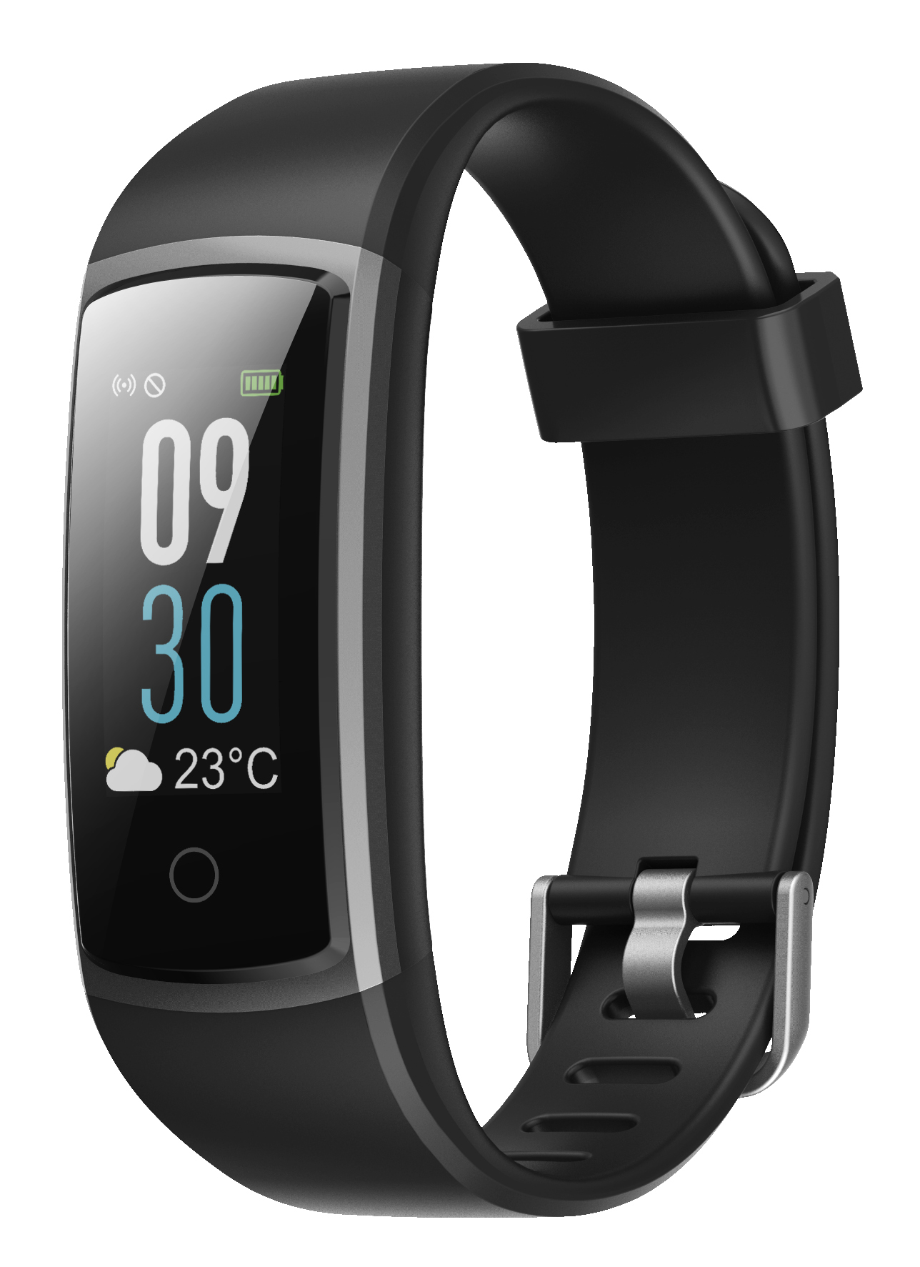 newgen medicals Fitness-Armband FBT-57 mit Pulsanzeige