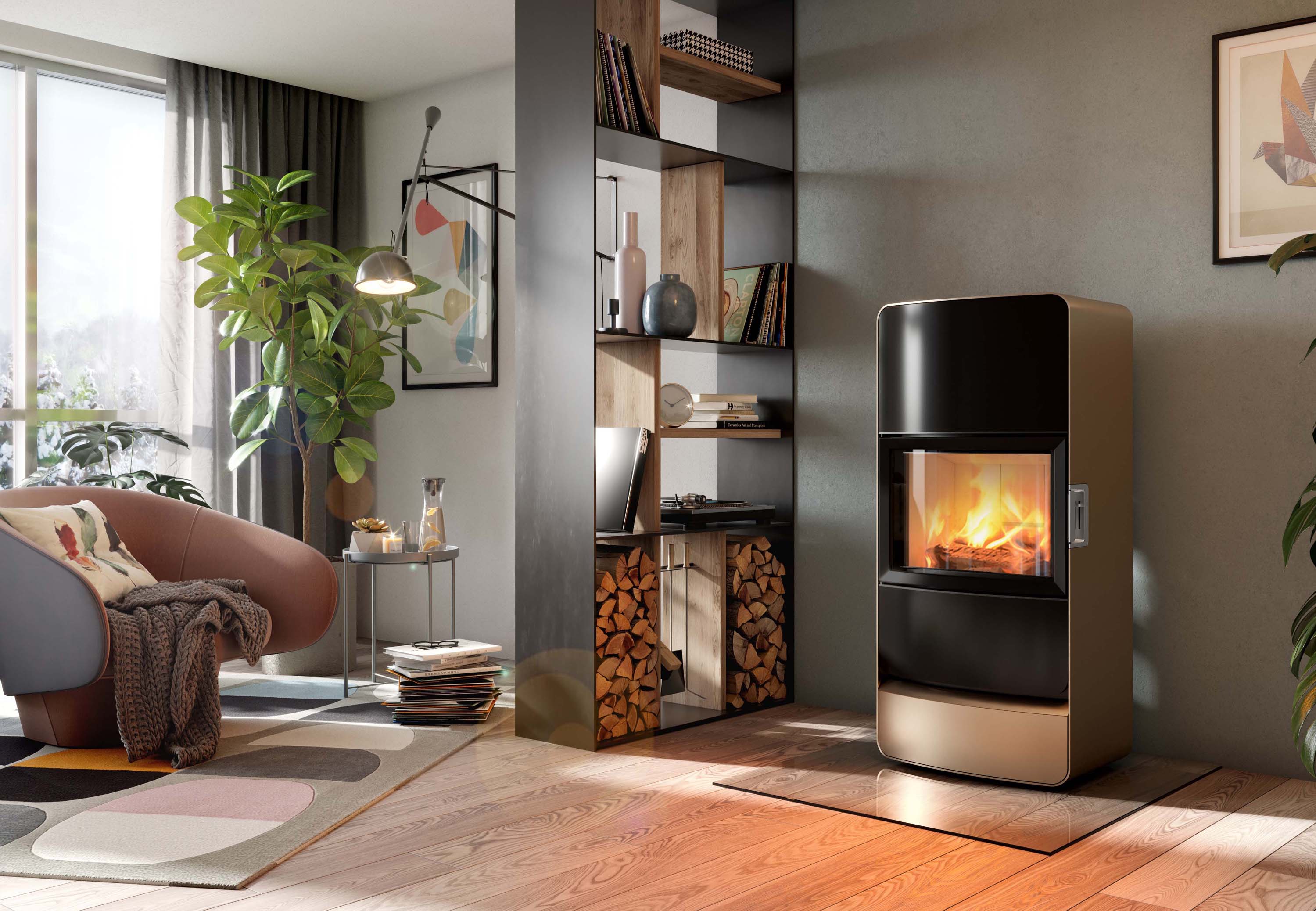 Bunte Vielfalt: Variantenreicher Kaminofen erhebt die Individualität zum Gestaltungsprinzip