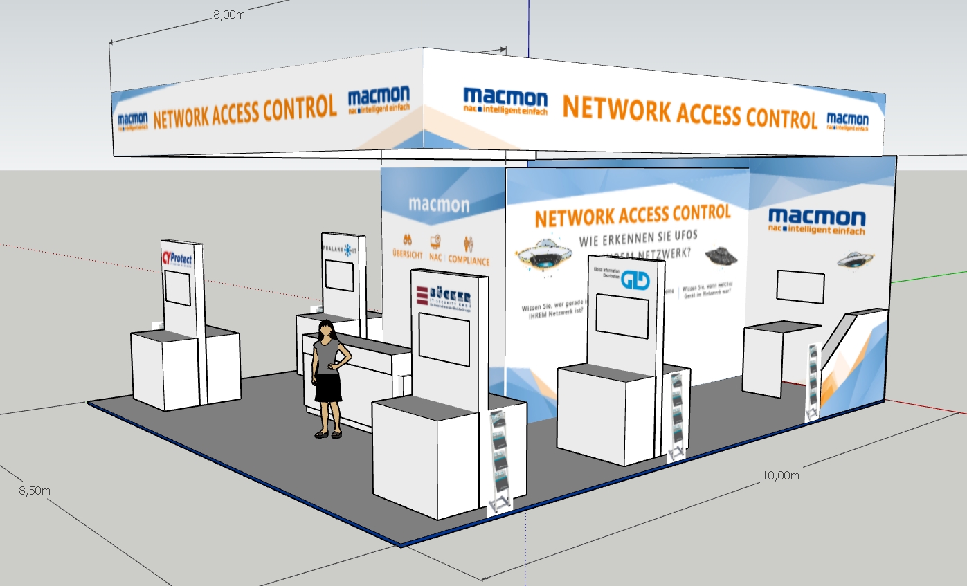 macmon secure vom 8. bis 10. Oktober 2019 auf der it-sa in Nürnberg in Halle 9, Stand 324