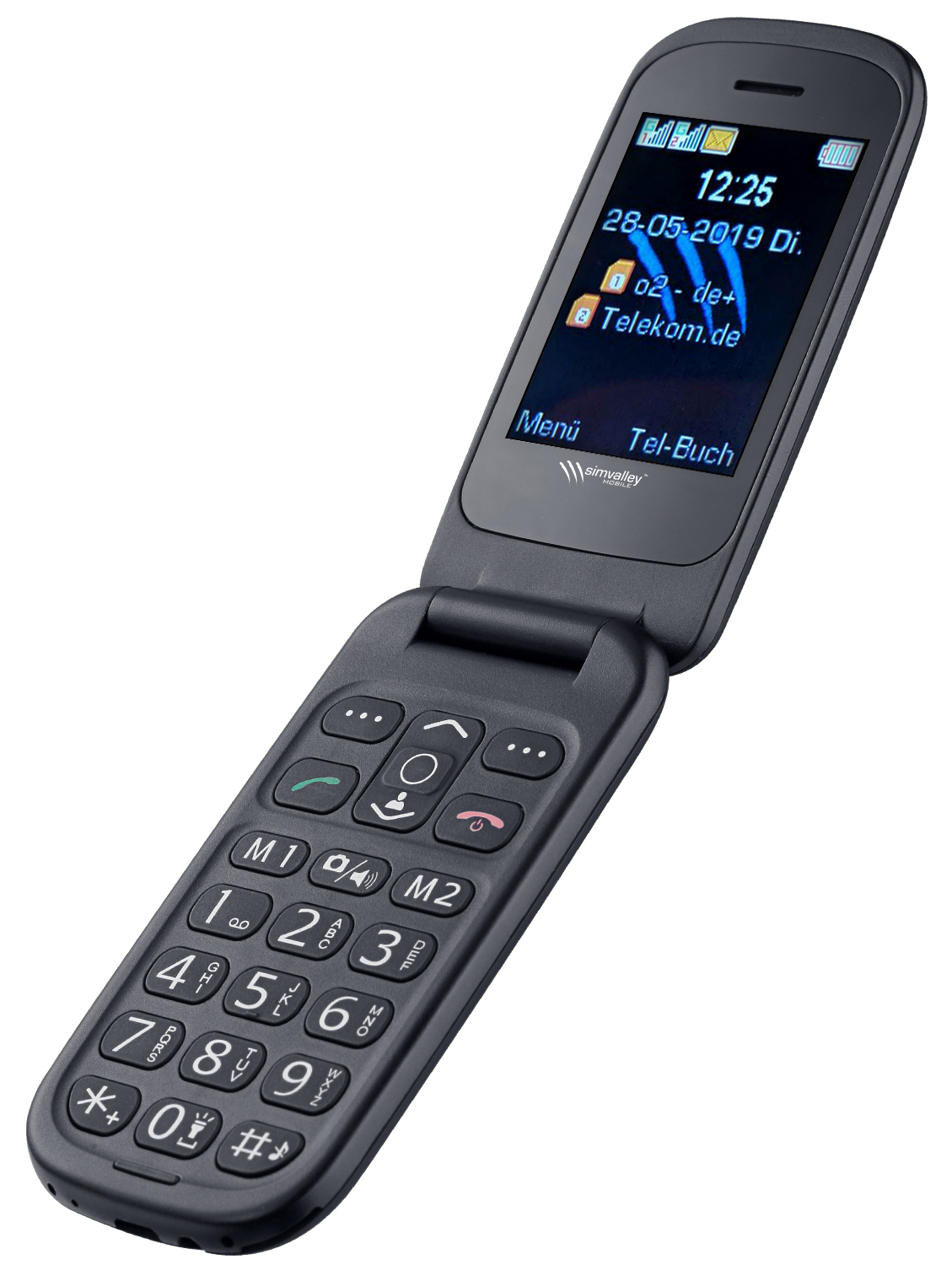 simvalley MOBILE Notruf-Klapphandy XL-949, Garantruf Easy