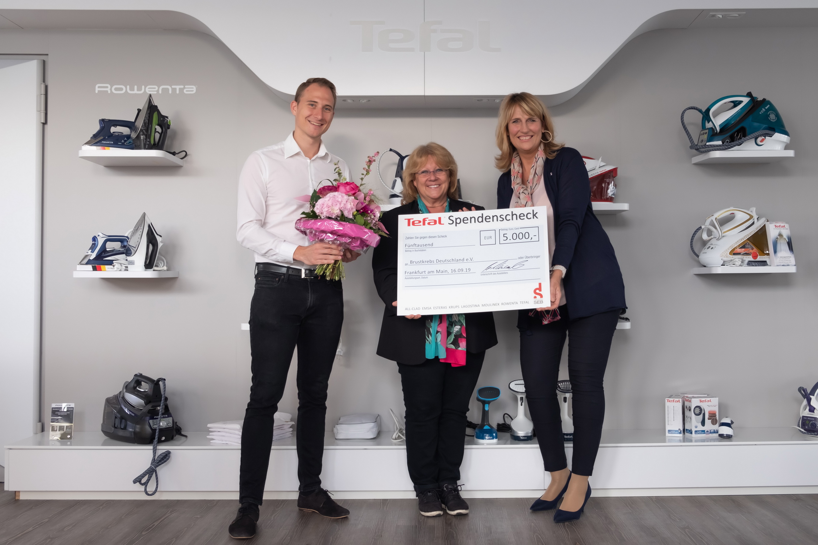 Tefal: Erfolgreiche Spendenaktion für Brustkrebs Deutschland e.V.