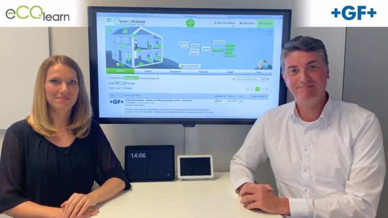Lernen im digitalen Zeitalter: GF Piping Systems kooperiert mit Wissensplattform ecolearn